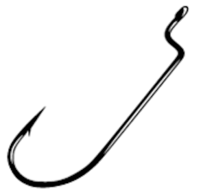 GAMA BRNZ OFFSET WORM 25PK 3/0 BRZ