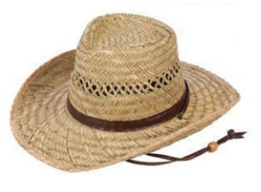 JAFARI OUTBACK STRAW HAT 3.5" BRIM