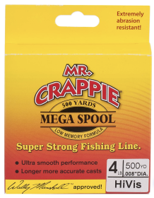 Lews Mr Crappie Mono Line 500yd 4lb HiVis