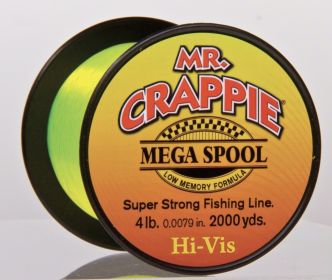 Lews Mr Crappie Mono Line 2000yd 4lb H iVis Yellow