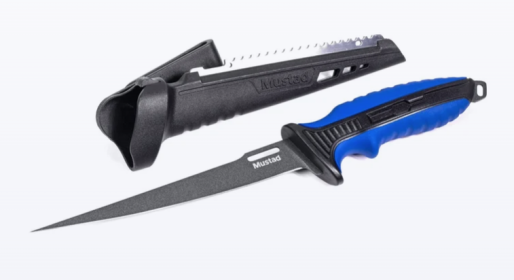 Mustad Fillet Knife 7" Stainless Steel (Option: Standard Flex)