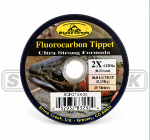 Fluorocarbon Tippet Spools (Option: Stone Creek™ Fluorocarbon Tippet  - 5X - 35M)
