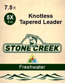 Stone Creek™ 7.5' Leaders (Option: Stone Creek™  - 7-1/2' - 3X Leader)