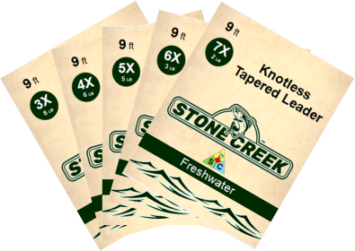 Stone Creek™  Leader - 9' (Option: Stone Creek™  Leader - 9' - 5X - Clear)