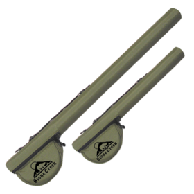 ROD & REEL TUBE CASES (Option: Rod & Reel Tube Single - Green - 9' - 2 Piece)