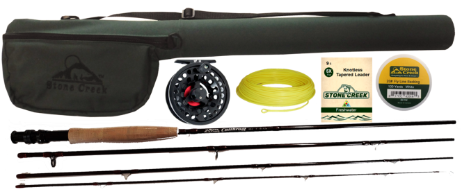 Cutthroat Fly Rod/Reel Outfits (Option: Cutthroat 8.5' - 4 wt. Fly Rod/Reel Outfit)