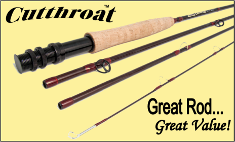 Cutthroat Fly Rods (Option: Cutthroat 9' - 5 wt. Fly Rod)